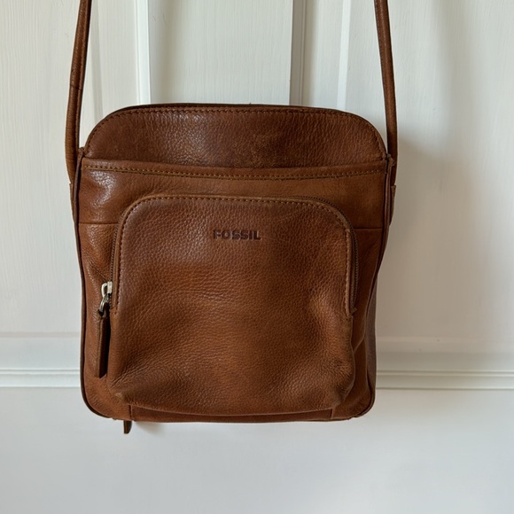 Fossil Handbags - Fossil Leather Organizer Crossbody Bag